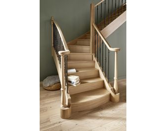 Escalier Chambord avec rampe Antique