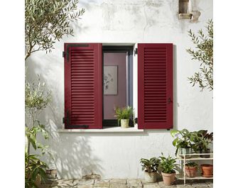Volet LORRAINE lames droites sur mesure