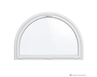 Fenêtre Excellence alu demi-lune