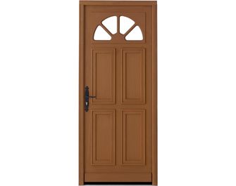 Porte d'entrée Aumale Bois exotique
