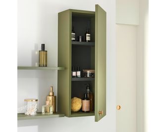 Colonne de salle de bains L.35 cm, 2 portes, décor naturel FORMEO