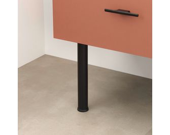 Lot de 2 pieds TUBE pour meuble sous vasque