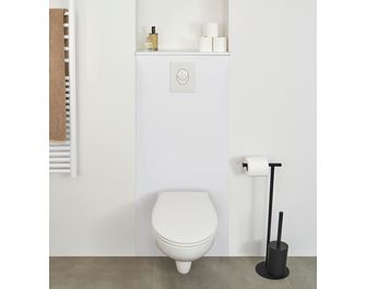 Habillage bâti WC L.60 cm, décor naturel FORMEO