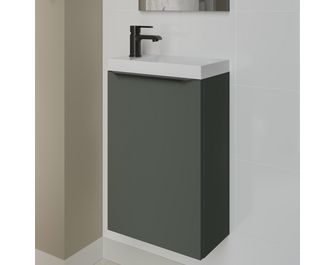 Meuble lave-mains L.40 cm, décor verni laqué FORMEO