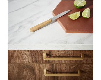 Plan travail stratifié marbre