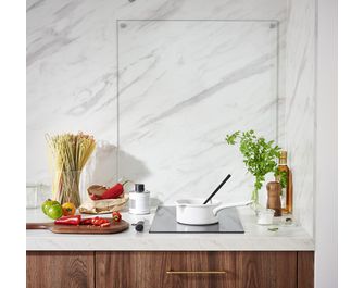 Fond de hotte en verre transparent