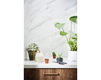 Plan travail stratifié marbre