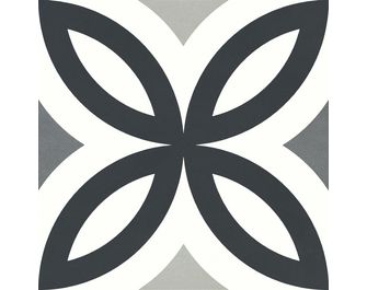 Carrelage décor HELIOS quart rosace