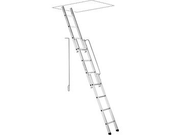 Echelle escamotable aluminium