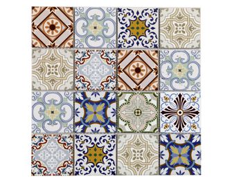 Carrelage mosaïque TRAVERTIN ANDALOU