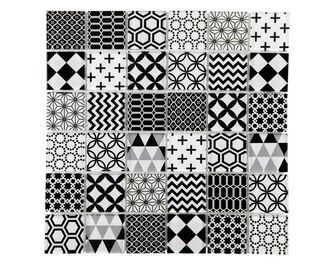 Carrelage mosaïque VERRE LISSE MIX