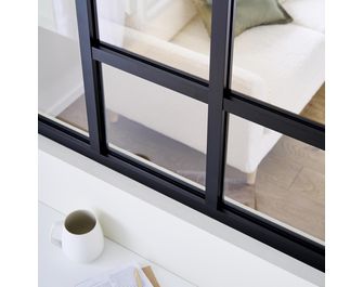 Kit verrière RHEA aluminium 4 vitrages dépolis à personnaliser