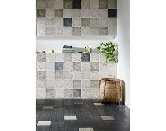 Carrelage décor CAMILLE 20 x 20 cm
