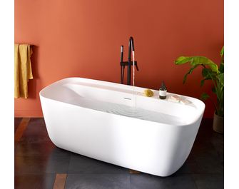 Baignoire droite acrylique BRUNEHILDE