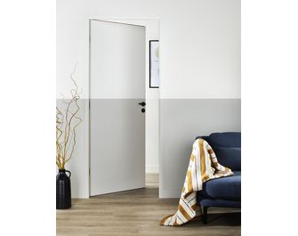 Porte seule prêt à peindre recoupable alvéolaire