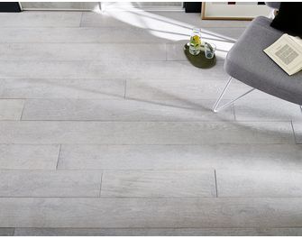 Parquet massif PASCALINE blanc craie