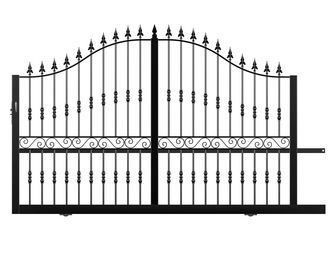 Portail coulissant Dommartin ajouré