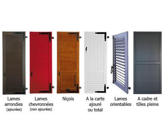 Volets Aluminum persiennés