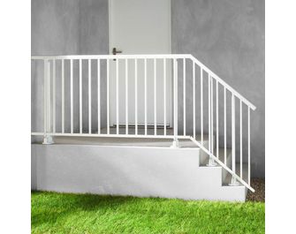 Balustrade OBEISSANTE en aluminium - Kit angle articule vertical