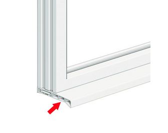 Pièce d'appui pour fenêtre Pria PVC