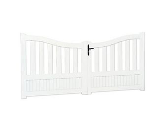 Portail battant PVC Bréhat Incurvé