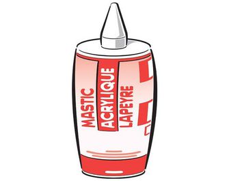 Mastic silicone pour fenêtres et portes