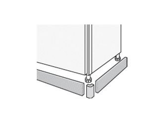 Potelets et clips pour meuble de cuisine 135°