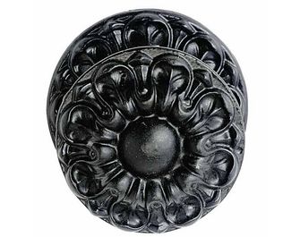 Bouton de tirage Lorraine fer noir