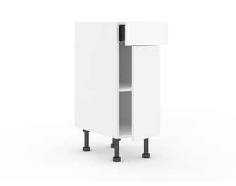Meuble bas 1 porte,1 tiroir,2 tablettes