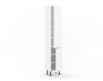 Colonne 2 portes assemblées et 6 tablettes