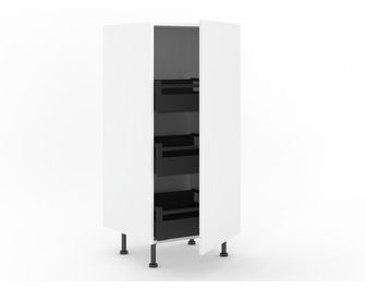 Demi-colonne rangement de cuisine, avec 1 porte