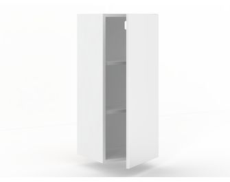 Meuble haut de rangement H.91 cm - 1 porte, 2 tablettes