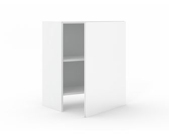 Meuble haut pour hotte tiroir 1 porte, 1 tablette