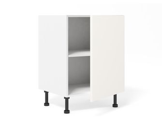 Meuble bas de rangement grande largeur 1 porte, 1 tablette