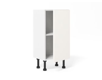 Meuble bas gain de place 1 porte, 2 tablettes