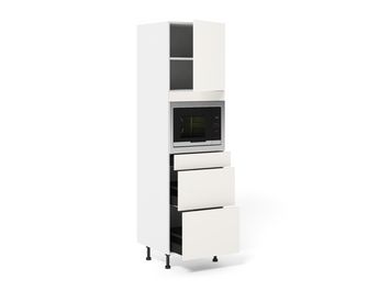 Meuble Colonne Niche H45 cm 2 casseroliers+1 tiroir+1porte