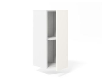 Meuble haut de rangement H.77 cm petite largeur 1 porte, 1 tablette