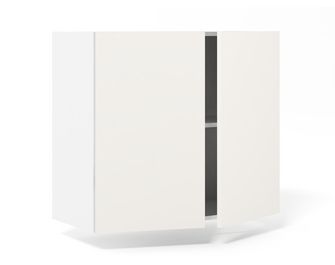 Meuble haut de rangement 2 portes 1 tablette