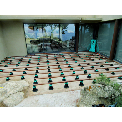 Lot de 60 plots terrasse réglable 40 à 60 mm pour lambourdes Main Image