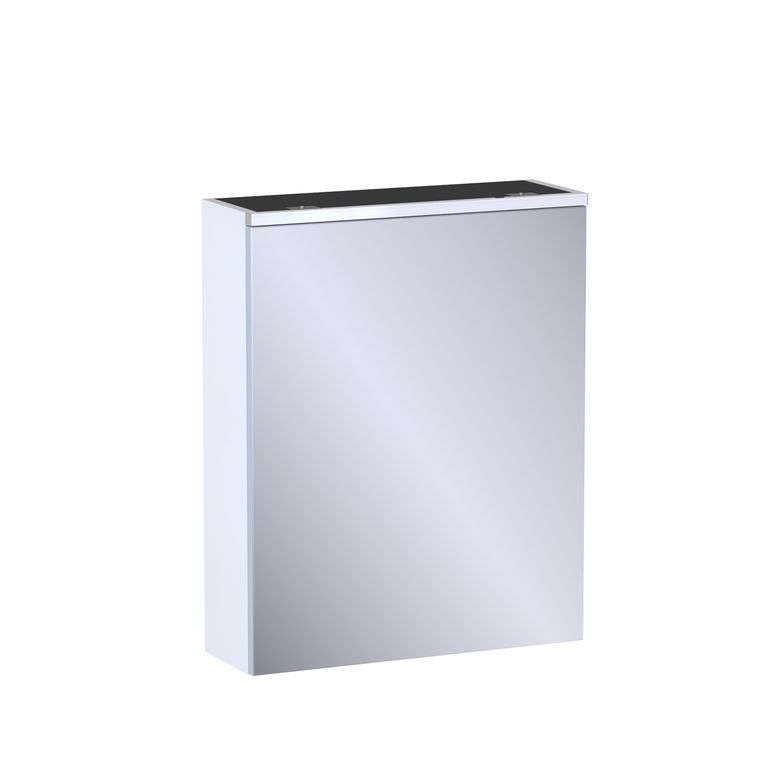 Armoire de toilette L.60 cm, décor verni laqué FORMEO
