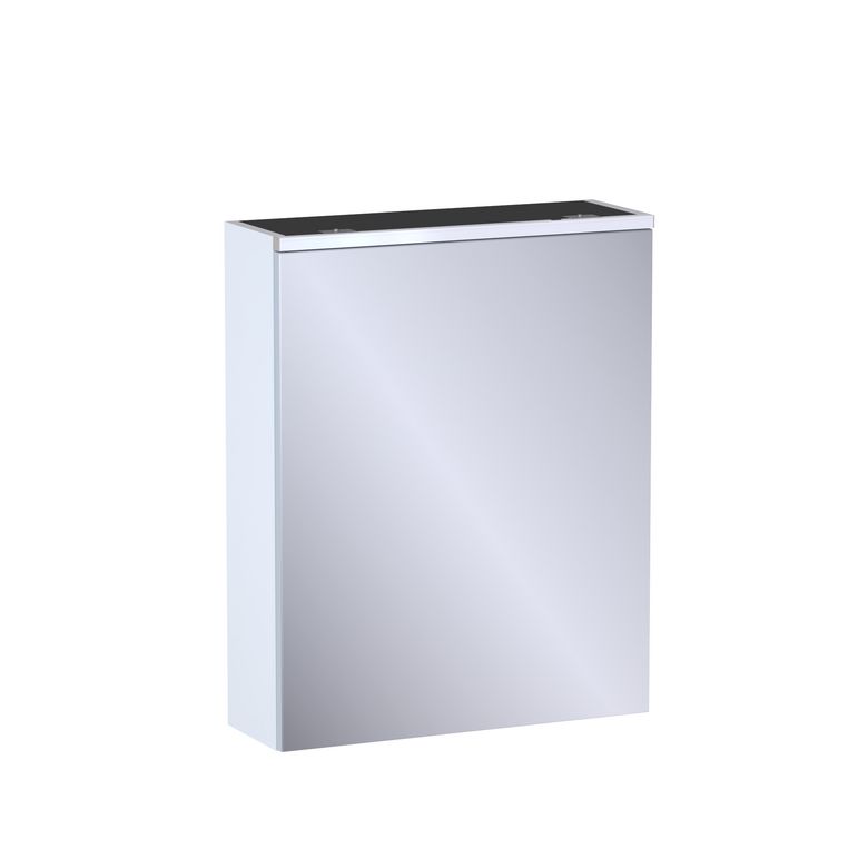 Armoire de toilette L.60 cm, décor verni laqué FORMEO