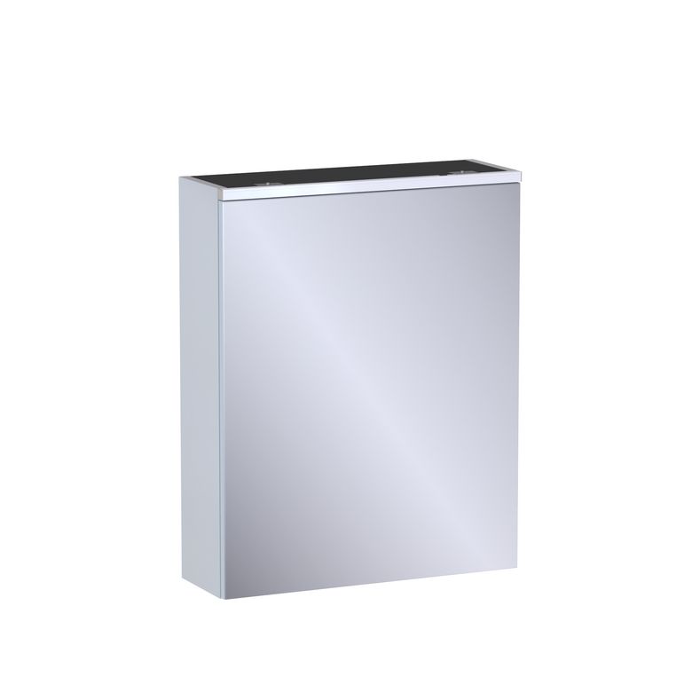 Armoire de toilette L.60 cm, décor verni laqué FORMEO