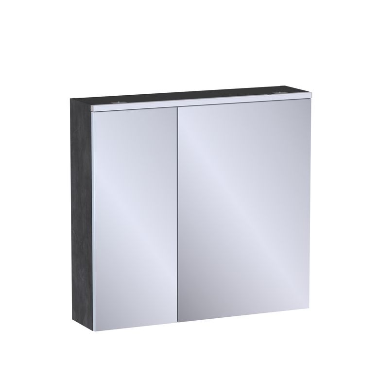 Armoire de toilette L.80 cm, décor naturel FORMEO