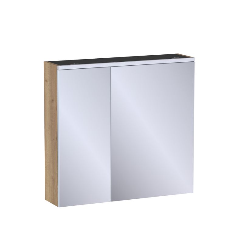 Armoire de toilette L.80 cm, décor naturel FORMEO