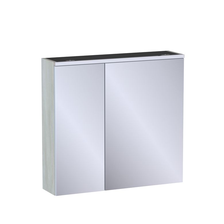 Armoire de toilette L.80 cm, décor naturel FORMEO