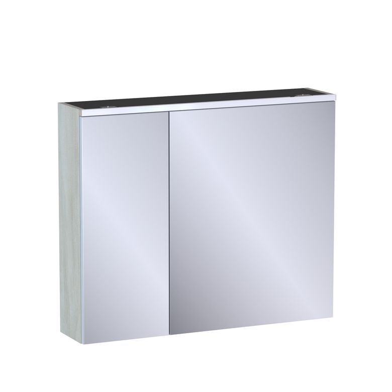 Armoire de toilette L.90 cm, décor naturel FORMEO