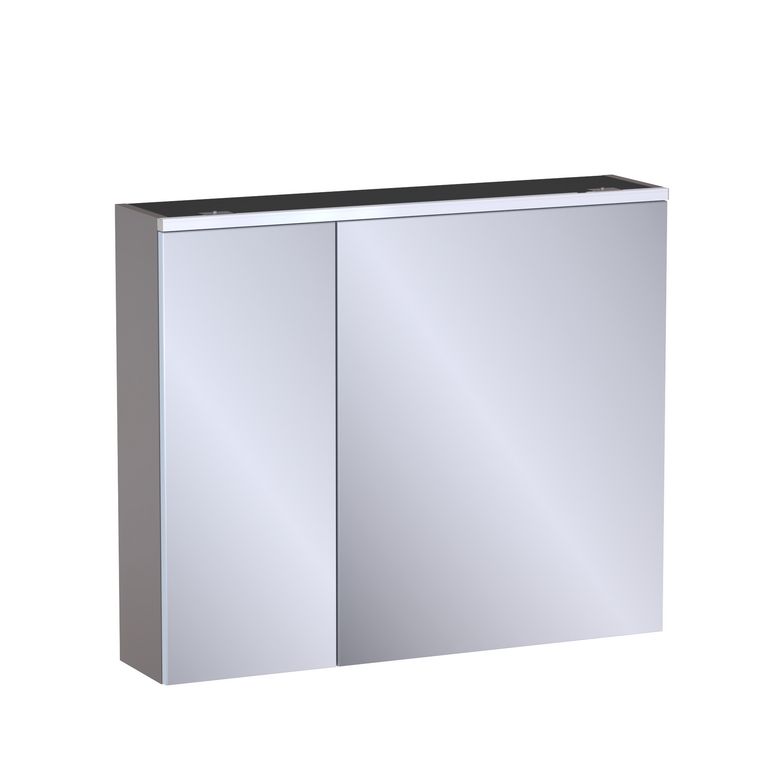 Armoire de toilette L.90 cm, décor verni laqué FORMEO