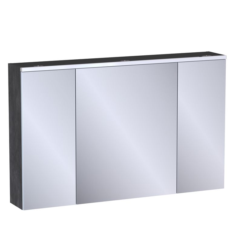 Armoire de toilette L.120 cm, décor naturel FORMEO