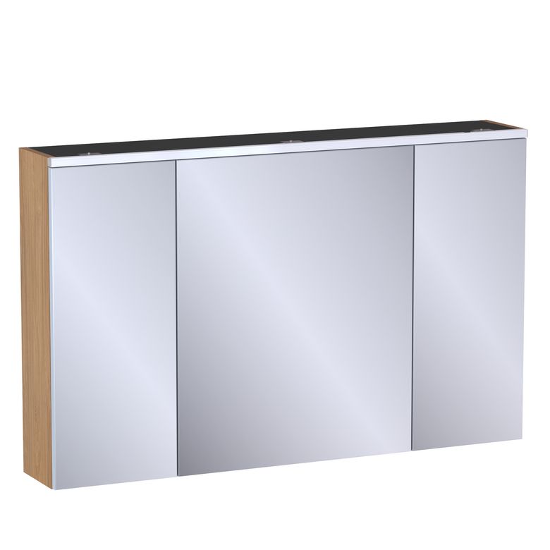 Armoire de toilette L.120 cm, décor naturel FORMEO