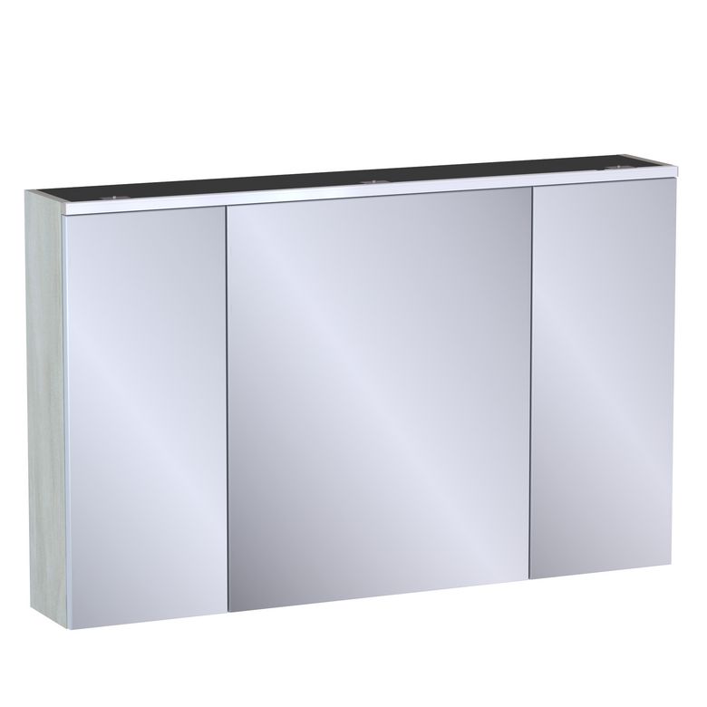 Armoire de toilette L.120 cm, décor naturel FORMEO